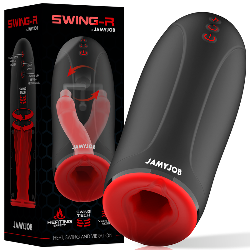 JAMYJOB - SWING-R HEATING EFFECT, SWING TECH AND VIBRATION MASTURBATOR - Amore24