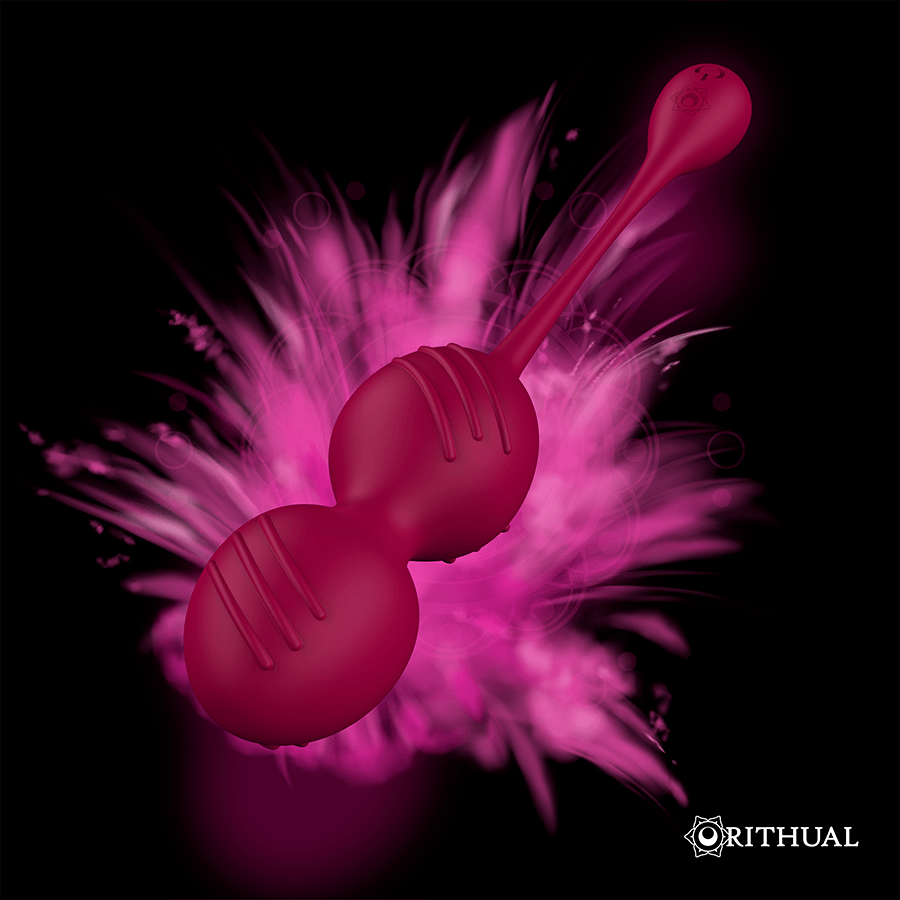 RITHUAL - NISHA RECHARGEABLE VIBRATING KEGEL BALLS ORCHID - Amore24