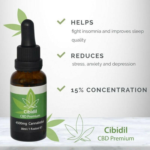 500 COSMETICS - CIBIDIL RELAXING CBD OIL 15 % 30 ML - Amore24