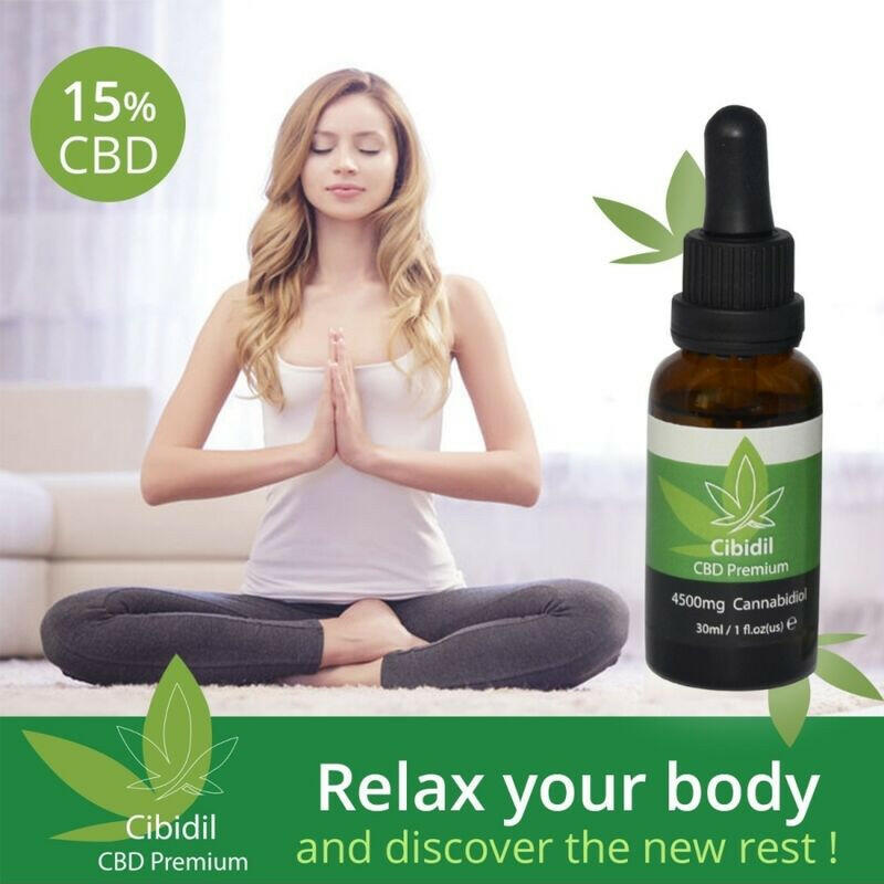 500 COSMETICS - CIBIDIL RELAXING CBD OIL 15 % 30 ML - Amore24
