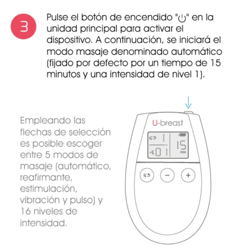 500 COSMETICS - U BREAST BREAST INCREASE ELECTROSTIMULATION - Amore24