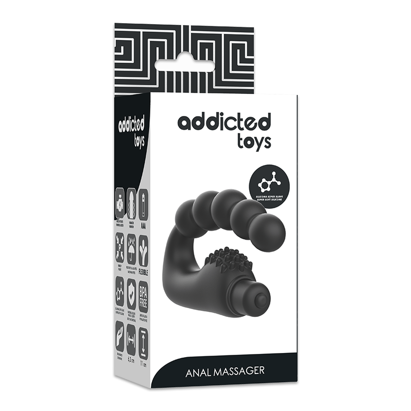 ADDICTED TOYS - ANAL MASSAGER PROSTATIC WITH VIBRATION - Amore24