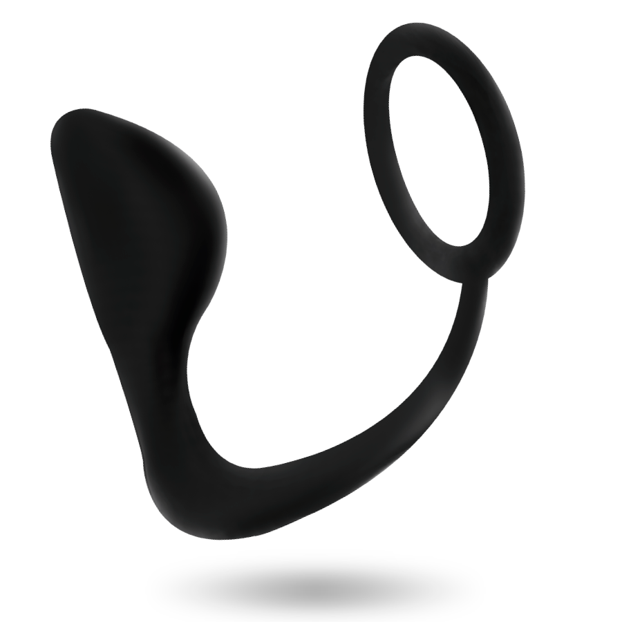 ADDICTED TOYS - ANAL PLUG WITH BLACK PENIS RING - Amore24