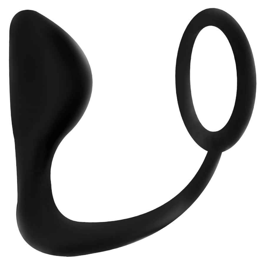 ADDICTED TOYS - ANAL PLUG WITH BLACK PENIS RING - Amore24