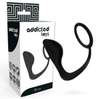 ADDICTED TOYS - ANAL PLUG WITH BLACK PENIS RING - Amore24