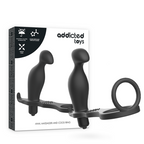 ADDICTED TOYS - ANAL PLUG WITH BLACK SILICONE RING 12 CM - Amore24