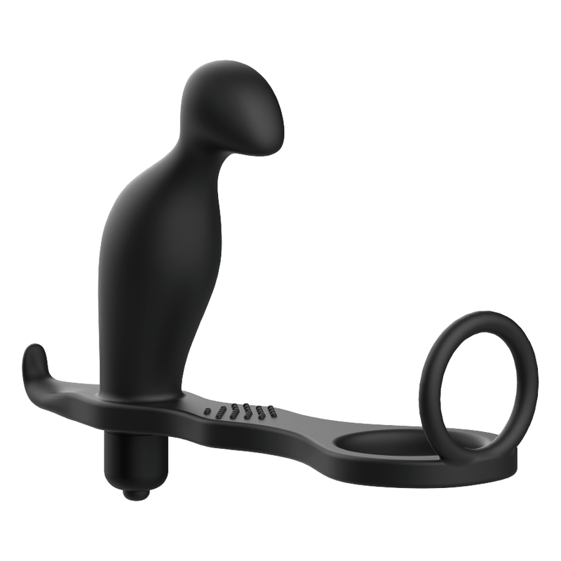 ADDICTED TOYS - ANAL PLUG WITH BLACK SILICONE RING 12 CM - Amore24