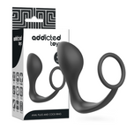 ADDICTED TOYS - ANAL PLUG WITH BLACK SILICONE RING - Amore24