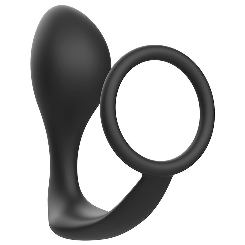 ADDICTED TOYS - ANAL PLUG WITH BLACK SILICONE RING - Amore24