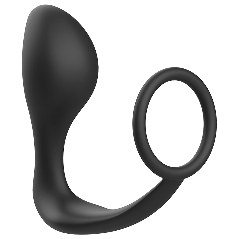 ADDICTED TOYS - ANAL PLUG WITH BLACK SILICONE RING - Amore24