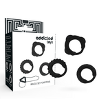 ADDICTED TOYS - C-RING SET BLACK - Amore24