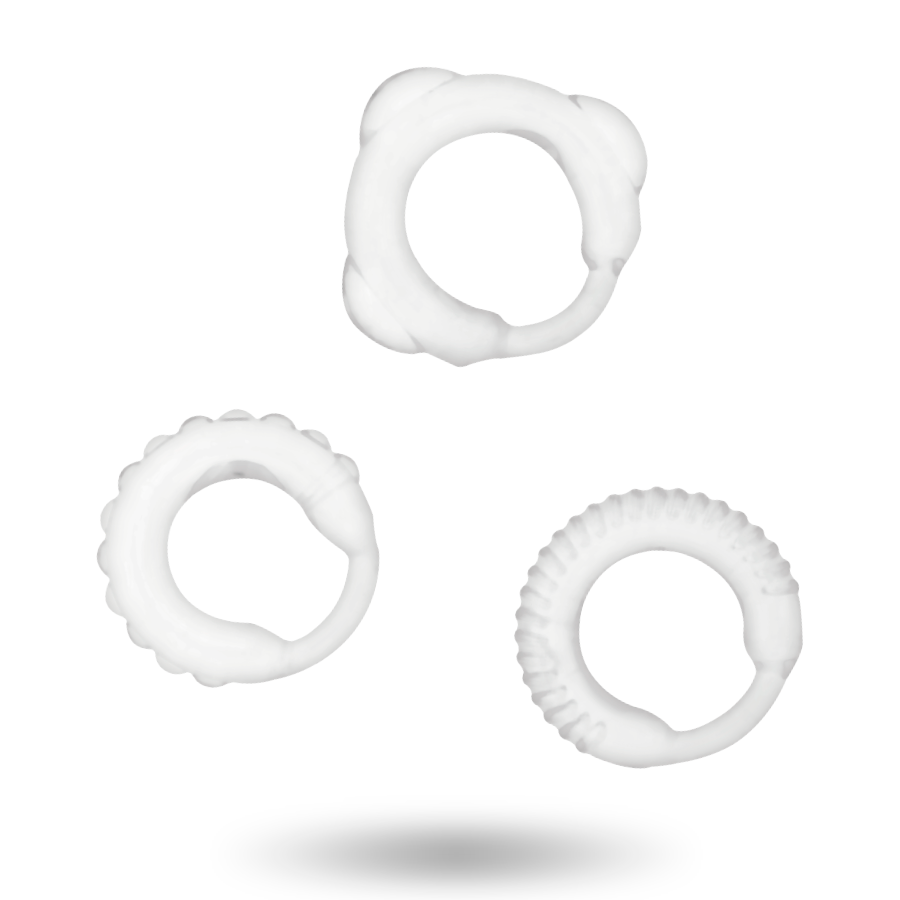 ADDICTED TOYS - C-RING SET CLEAR - Amore24