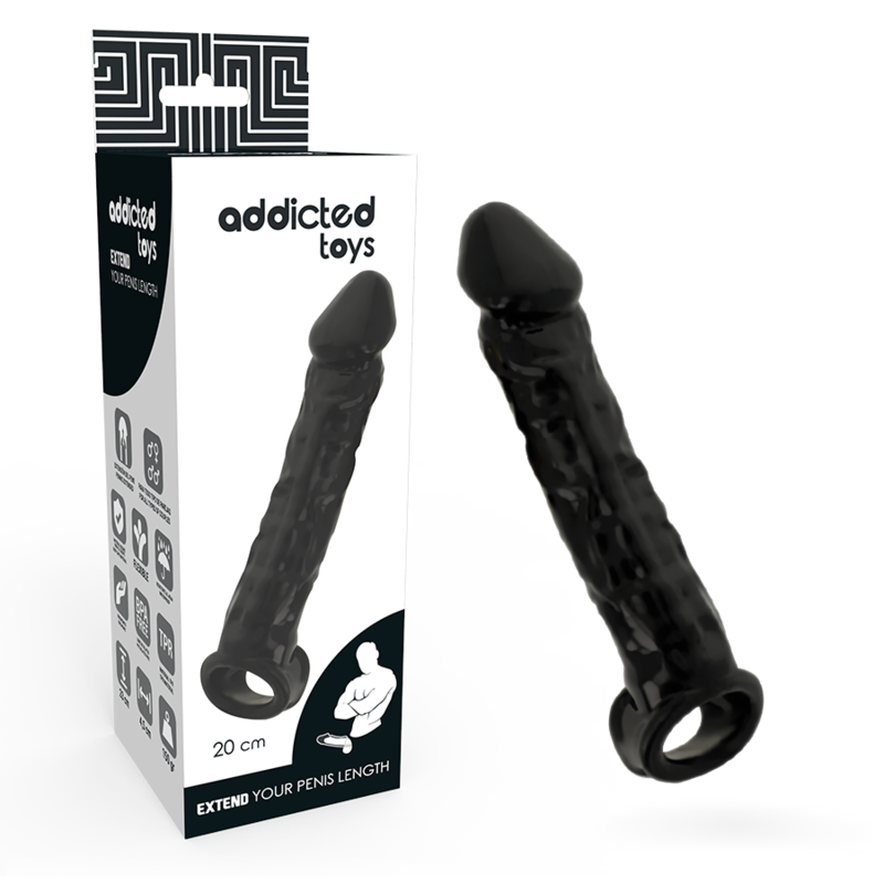 ADDICTED TOYS - DONG EXTENSION BLACK - Amore24