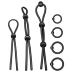 ADDICTED TOYS - FLEXIBLE SILICONE COCK RING SET 7 PIECES - Amore24