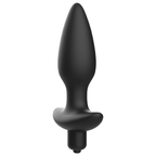 ADDICTED TOYS - MASSAGER PLUG ANAL WITH VIBRATION BLACK - Amore24