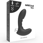 ADDICTED TOYS - PROSTATIC VIBRATOR RECHARGEABLE MODEL 4 - BLACK - Amore24