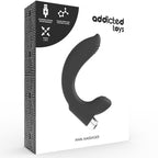 ADDICTED TOYS - PROSTATIC VIBRATOR RECHARGEABLE MODEL 7 - BLACK - Amore24