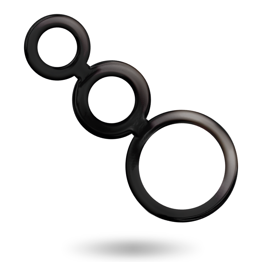 ADDICTED TOYS - RINGS SET FOR PENIS - SMOKED - Amore24