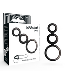 ADDICTED TOYS - RINGS SET FOR PENIS - SMOKED - Amore24
