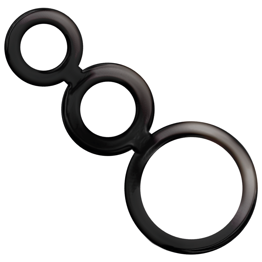 ADDICTED TOYS - RINGS SET FOR PENIS - SMOKED - Amore24