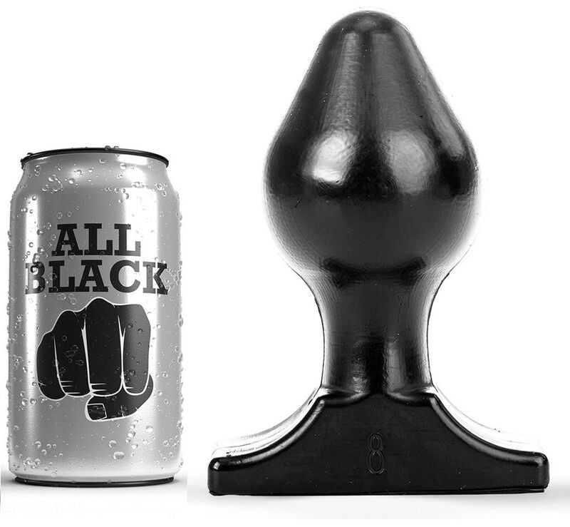 ALL BLACK - ANAL PLUG 16X8 CM - Amore24