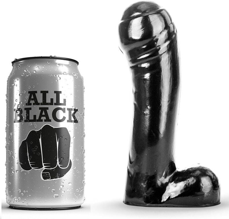 ALL BLACK - DILDO BLACK 15 CM - Amore24