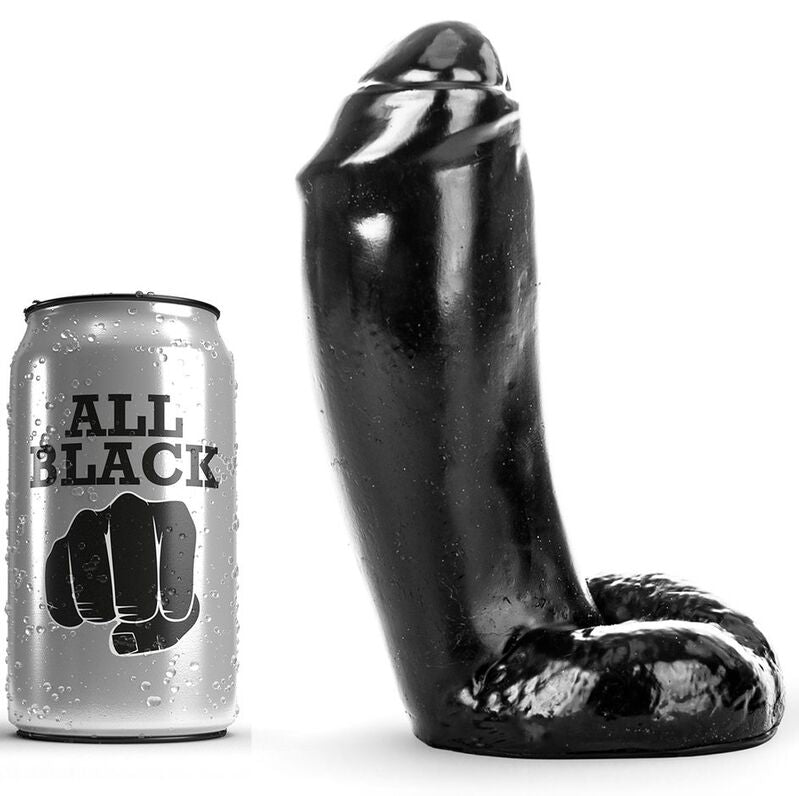 ALL BLACK - DILDO REALISTIC 18 CM - Amore24