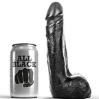 ALL BLACK - SOFT BLACK REALISTIC DILDO 20 CM - Amore24