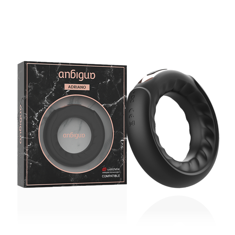 ANBIGUO - ADRIANO VIBRATING RING COMPATIBLE WITH WATCHME WIRELESS TECHNOLOGY - Amore24
