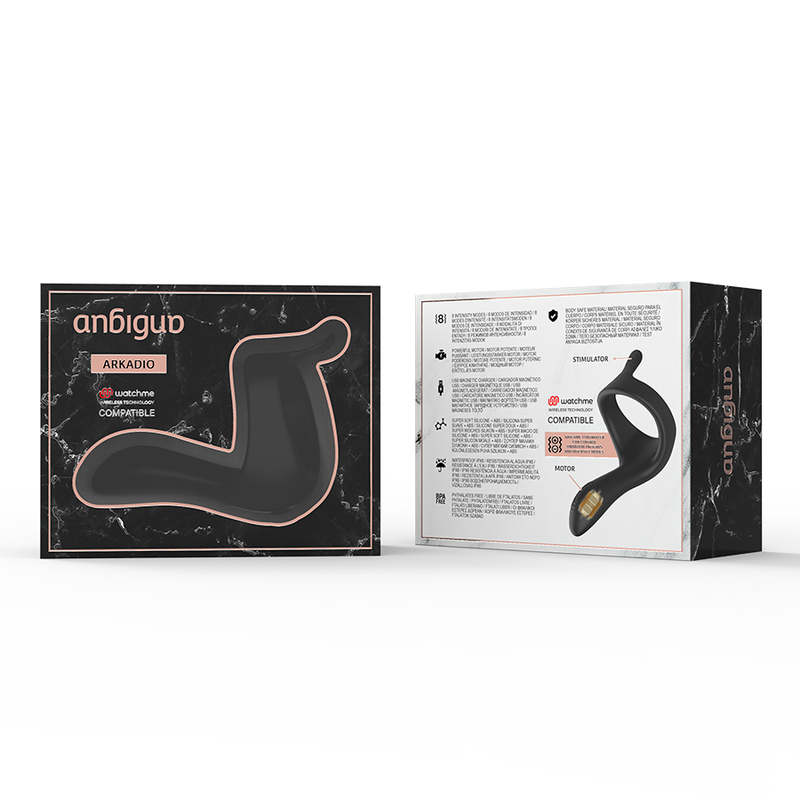 ANBIGUO - ARKADIO GLAND & PERINEUM STIMULATOR COMPATIBLE WITH WATCHME WIRELESS TECHNOLOGY - Amore24