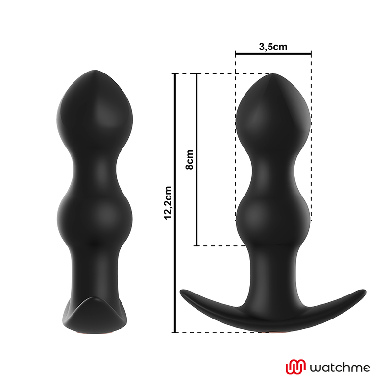 ANBIGUO - WATCHME REMOTE CONTROL PLUG ANAL VIBRATOR TIBERIO - Amore24