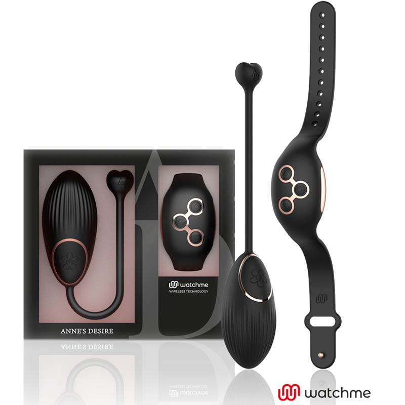 ANNE'S DESIRE - EGG REMOTE CONTROL TECHNOLOGY WATCHME BLACK/GOLD - Amore24