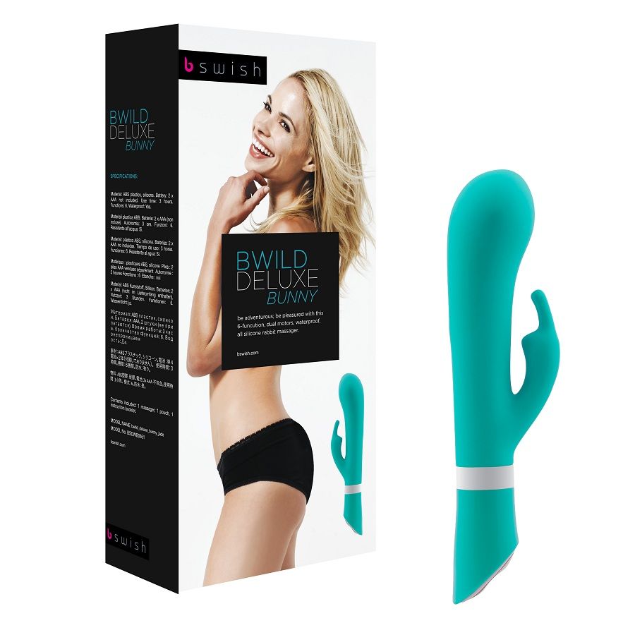 B SWISH - BWILD DELUXE BUNNY RABBIT VIBRATOR JADE - Amore24