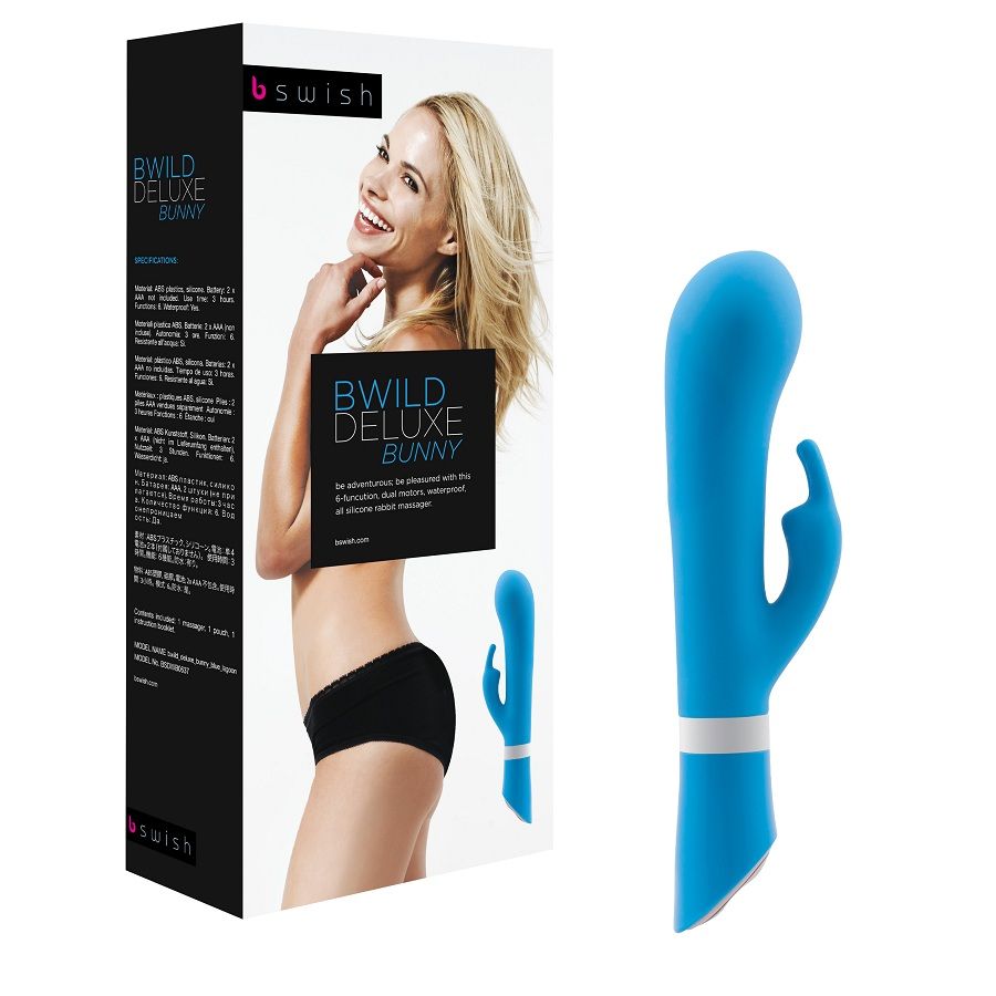 B SWISH - BWILD DELUXE BUNNY RABBIT VIBRATOR JADE - Amore24