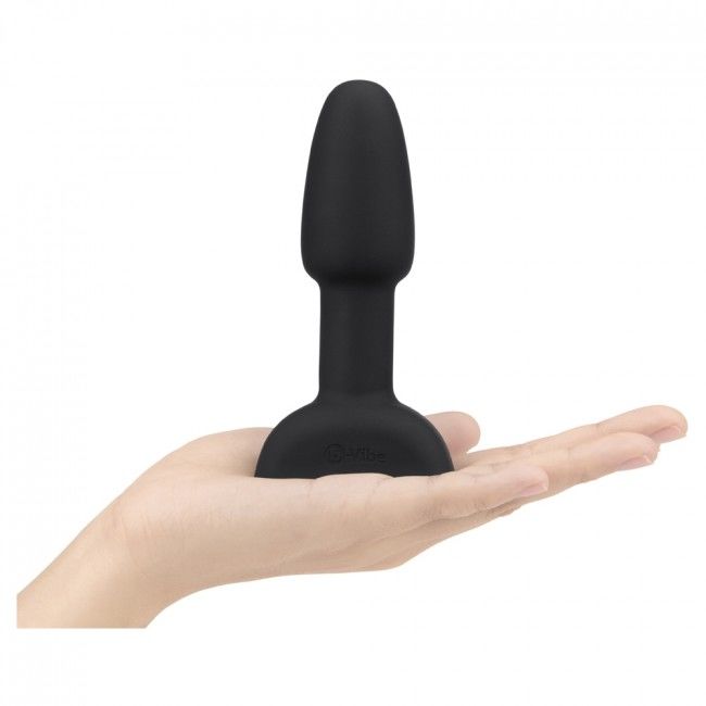 B-VIBE - RIMMING REMOTE CONTROL ANAL PLUG PETITE BLACK - Amore24