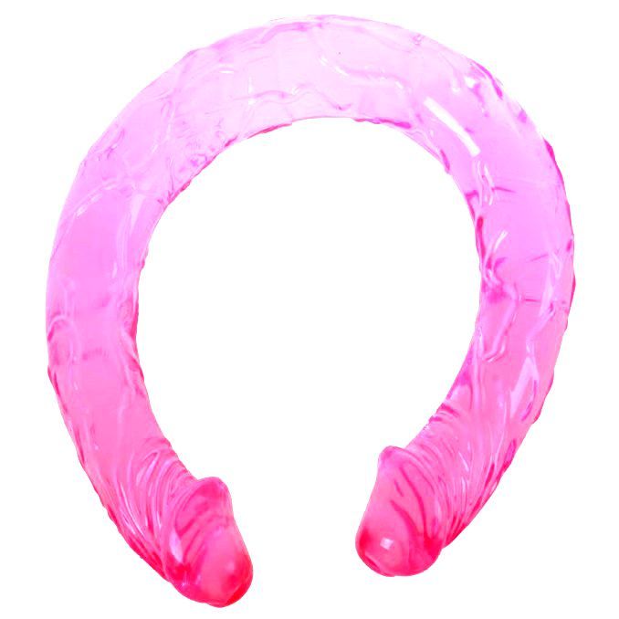 BAILE - PINK DOUBLE DONG 44.5 CM - Amore24