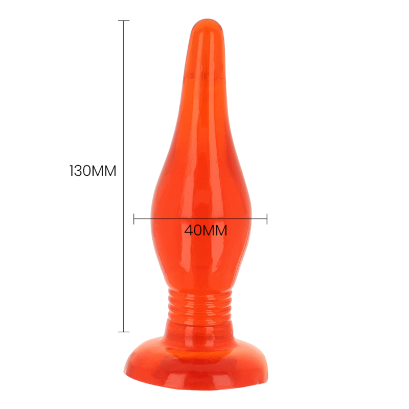 BAILE - RED SOFT TOUCH ANAL PLUG 14.2 CM - Amore24