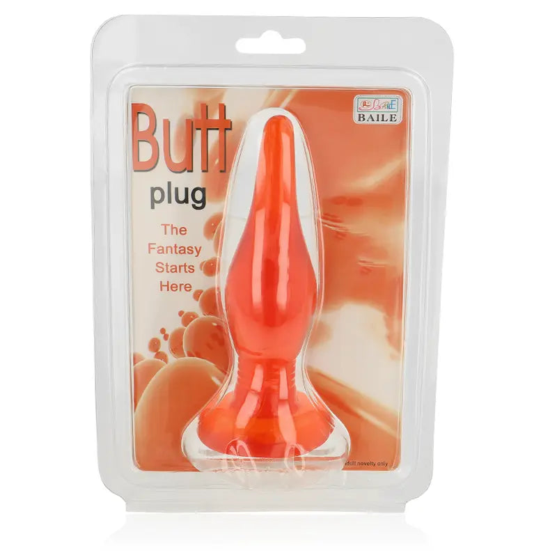 BAILE - RED SOFT TOUCH ANAL PLUG 14.2 CM - Amore24