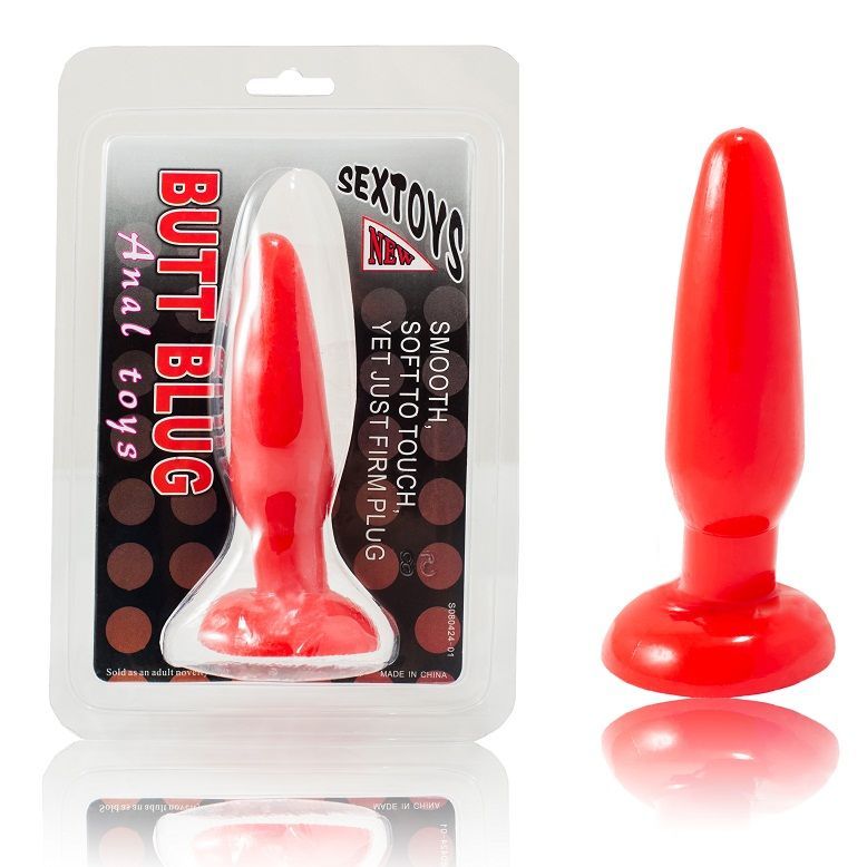 BAILE - SMALL RED ANAL PLUG 15 CM - Amore24