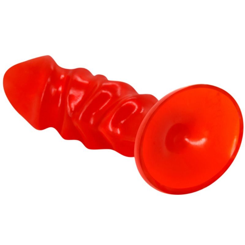 BAILE - UNISEX ANAL PLUG WITH RED SUCTION CUP - Amore24