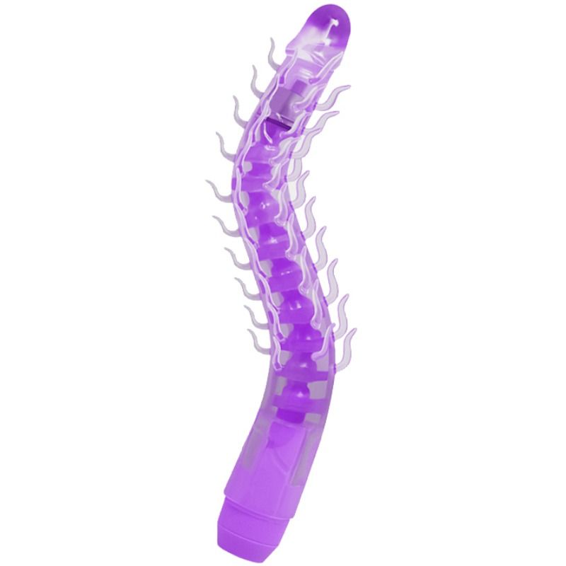 BAILE - FLEXI VIBE SENSUAL SPINE BENDABLE VIBRATING DILDO LILAC 23.5 CM - Amore24