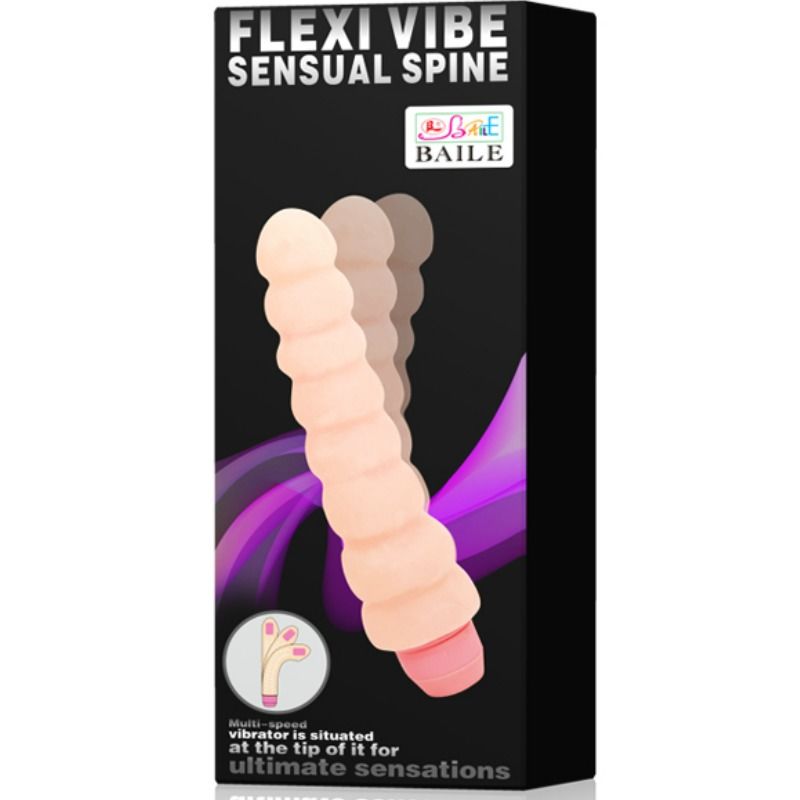 BAILE - FLEXI VIBE SENSUAL SPINE FLEXIBLE VIBRATOR 19 CM - Amore24