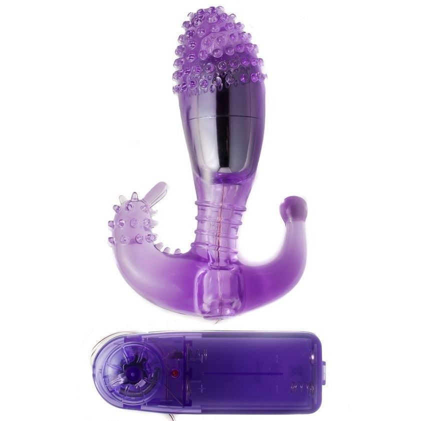 BAILE - LILAC VAGINAL AND ANAL STIMULATOR WITH VIBRATION - Amore24