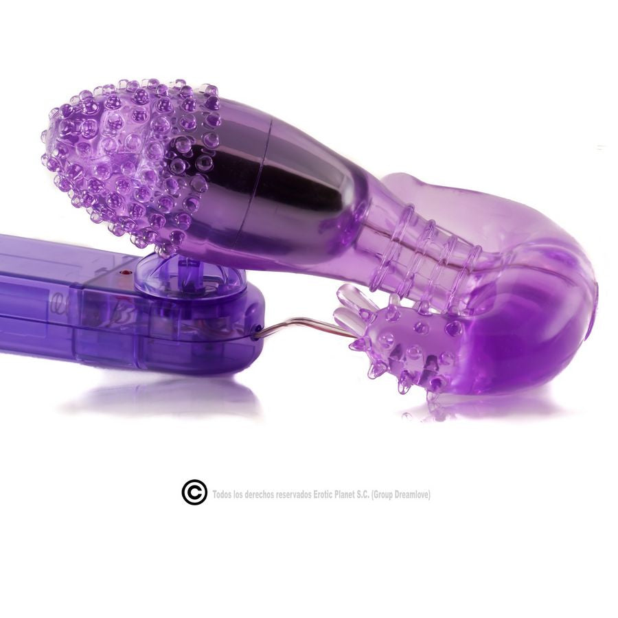 BAILE - LILAC VAGINAL AND ANAL STIMULATOR WITH VIBRATION - Amore24