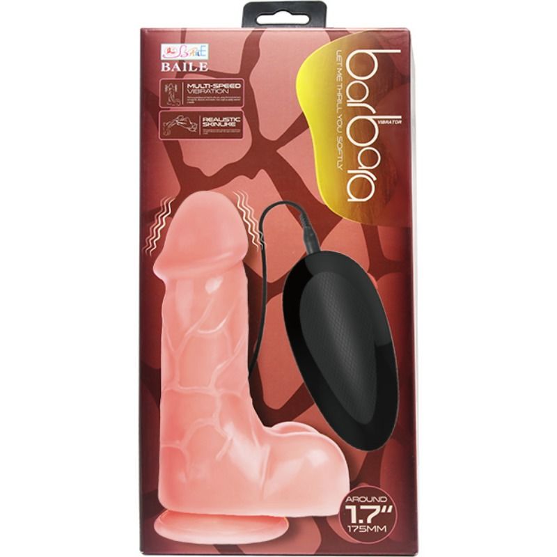 BAILE - NATURAL BARBARA REALISTIC VIBRATOR 21 CM - Amore24