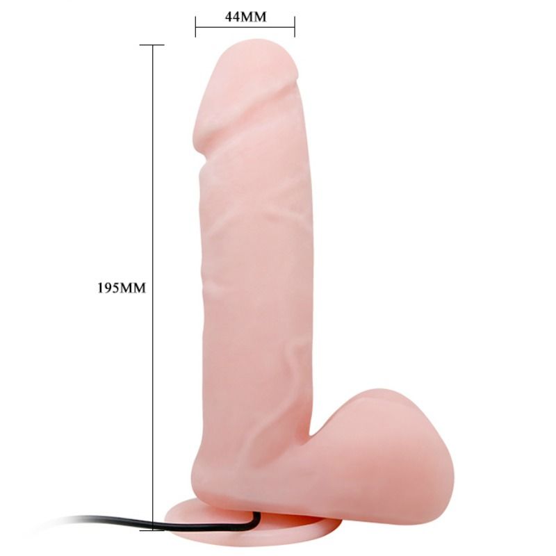 BAILE - OLIVER REALISTIC VIBRATOR WITH ROTATION FUNCTION - Amore24