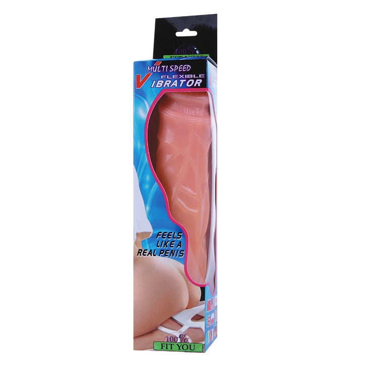 BAILE - WAVES OF PLEASURE REALISTIC VIBRATING 25.5 CM - Amore24