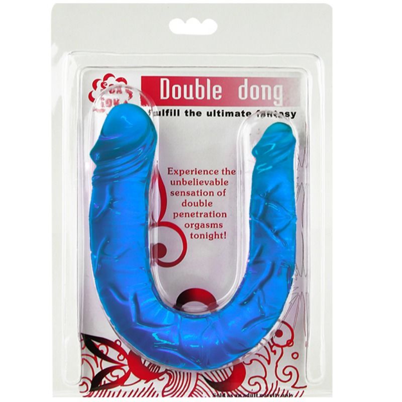 BAILE - DOUBLE DONG DOUBLE DILDO BLUE - Amore24