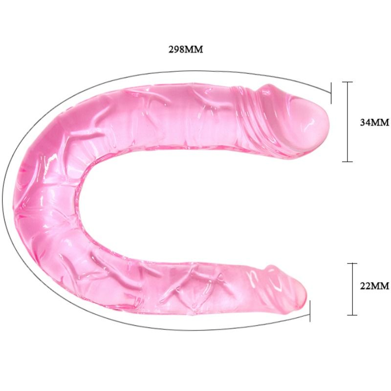 BAILE - DOUBLE DONG DOUBLE PINK DILDO - Amore24