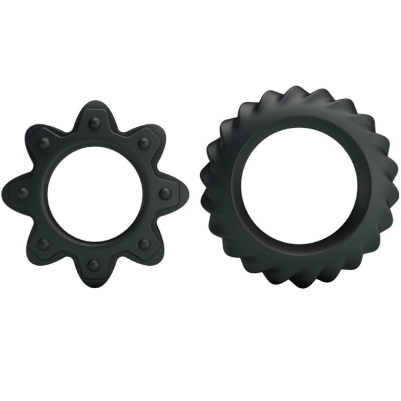 BAILE - KIT 2 RING FLOWERING SILICONE RINGS - Amore24